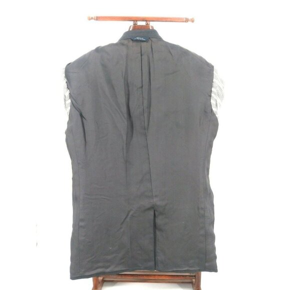 Brooks Brothers Brooksease Blazer Gray Wool Three Button Mens 45R - Picture 5 of 9